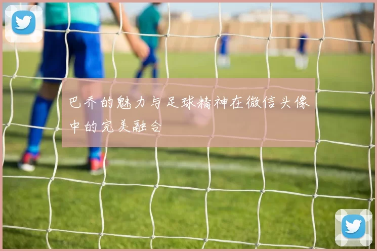 巴乔的魅力与足球精神在微信头像中的完美融合