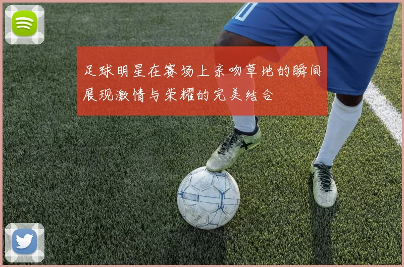 足球明星在赛场上亲吻草地的瞬间展现激情与荣耀的完美结合