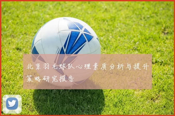 北京羽毛球队心理素质分析与提升策略研究报告