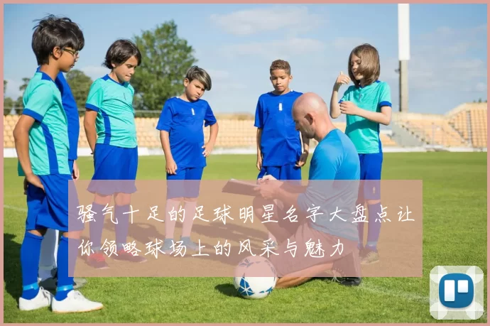 骚气十足的足球明星名字大盘点让你领略球场上的风采与魅力